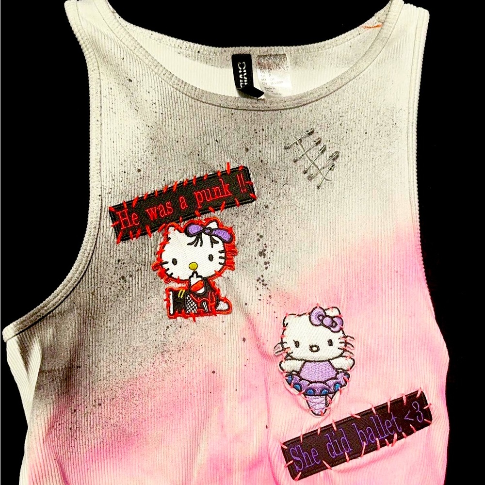 Sk8er Boi x Hello Kitty Crop Top